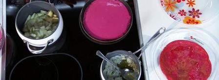 свекольные блинчики и чайный напиток. Шаг 3