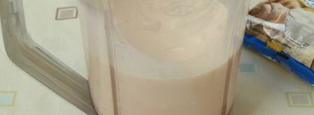 творожный коктейль на ряженке с шелковицей. Шаг 6