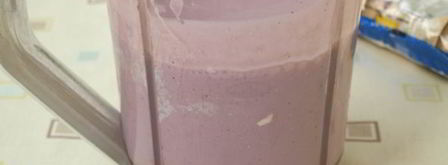 творожный коктейль на ряженке с шелковицей. Шаг 8