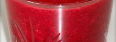 витаминный напиток из свеклы, красного апельсина и клубники. Шаг 5