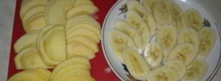 зеленый коктейль с черносливом. Шаг 2