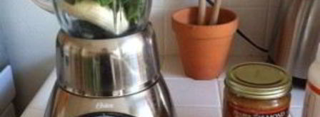 зеленый коктейль с финиками. Шаг 2