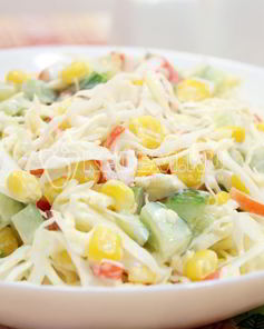 Салат с крабовыми палочками