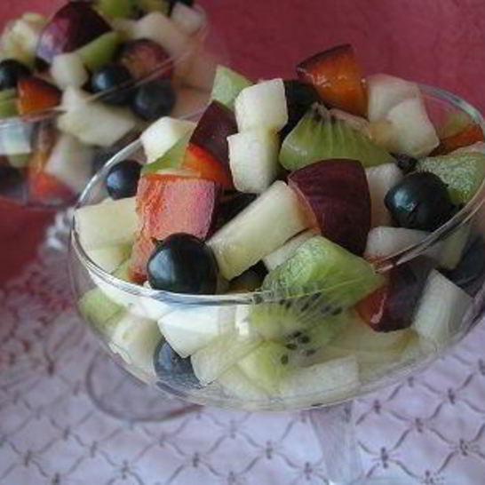 Рецепт фруктового салата с дыней