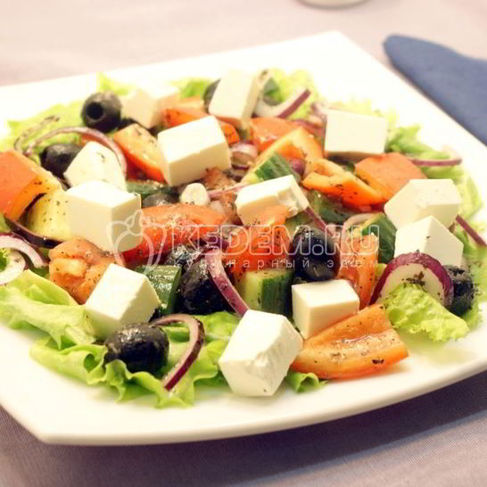 Рецепт салата греческого