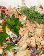 Индийский салат со спаржей и фасолью