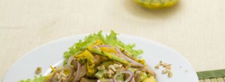 карибский салат со свининой. Шаг 5