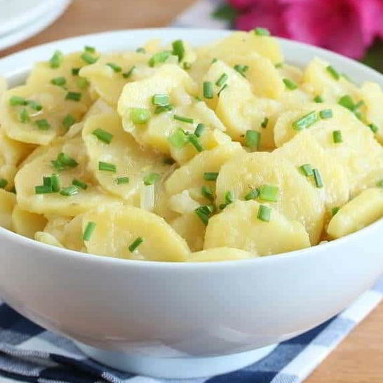 Рецепт салата из картофеля и лука