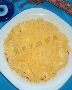 Классический Восточный Салат с колбасой