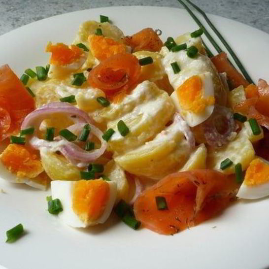 Рецепт питательного яичного салата