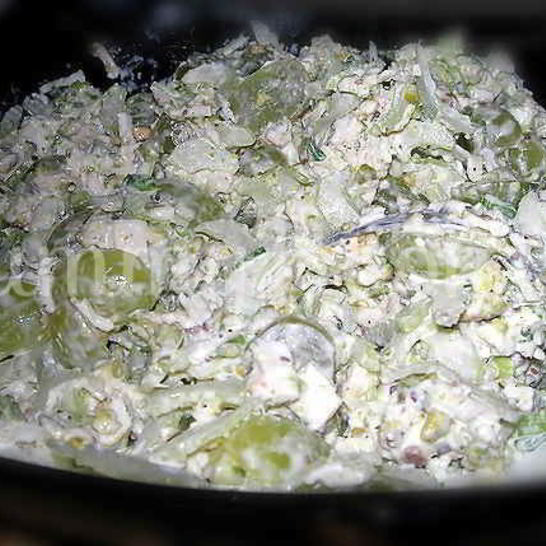 Рецепт салата дамского