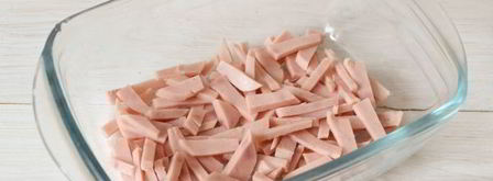 салат елена с ветчиной. Шаг 5