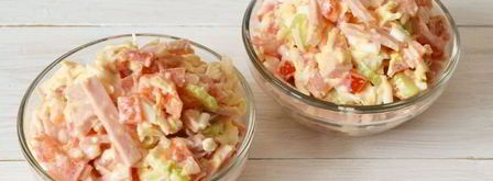 салат елена с ветчиной. Шаг 12