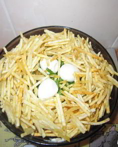 Салат Гнездо перепелки