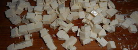 салат из арбуза с фетой и базиликом. Шаг 5