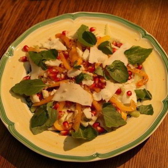 Рецепт салата из фенхеля и граната