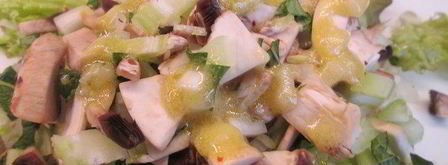 салат из грибов и пармиджано. Шаг 4