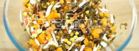 салат из морской капусты. Шаг 6