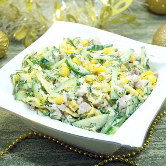 Рецепт салата изумрудного