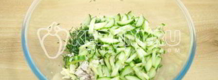 салат изумрудный. Шаг 3