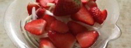 салат клубничный фенхель. Шаг 5