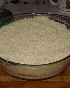 Салат Мимоза с сайрой