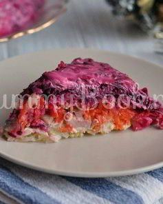 Салат сельдь под шубой