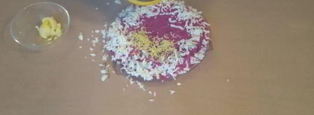 сельдь под шубой с яблоком. Шаг 6