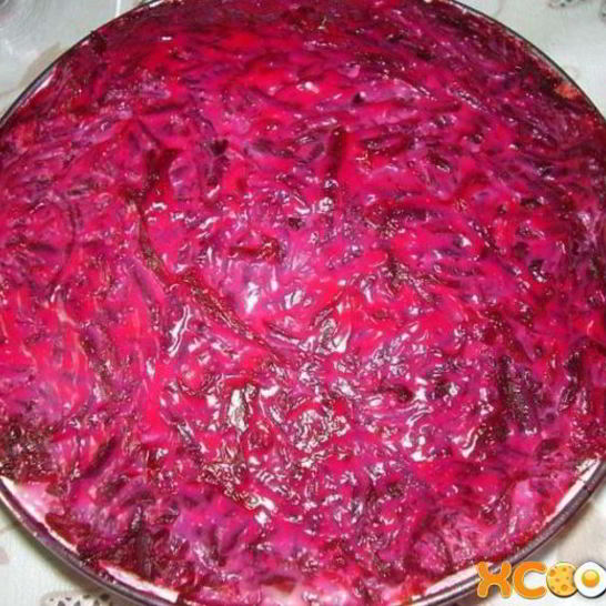 Рецепт селедки под шубой без яиц