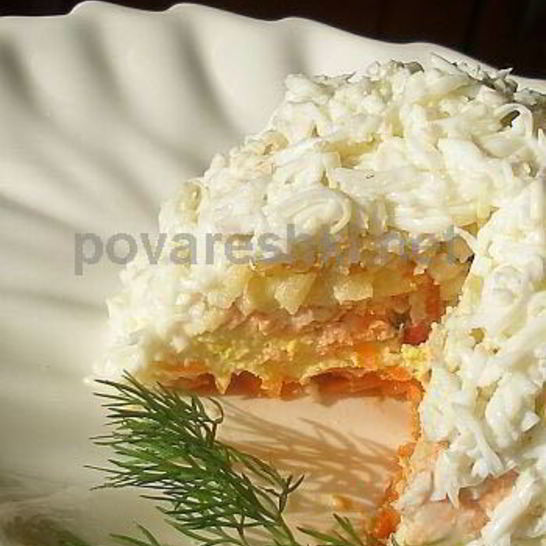 Рецепт семги под шубой