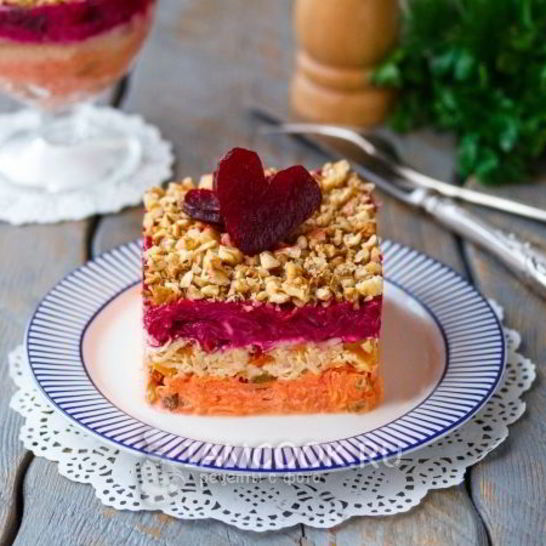 Рецепт салата поцелуй любовницы