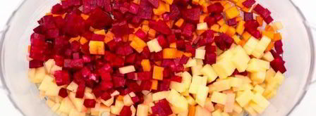 салат с черной фасолью и квашеной капустой. Шаг 5