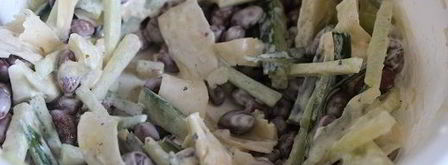 салат с фасолью и сыром. Шаг 4