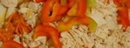 салат с грудкой и корейской морковкой. Шаг 2