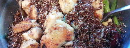 салат с киноа, курицей и авокадо. Шаг 4