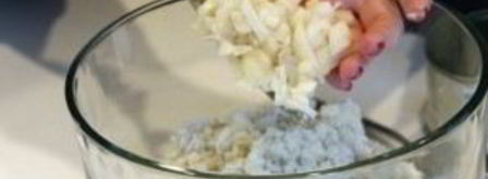 салат с крабовым мясом. Шаг 2