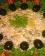 Салат с куриным филе Солнышко моe