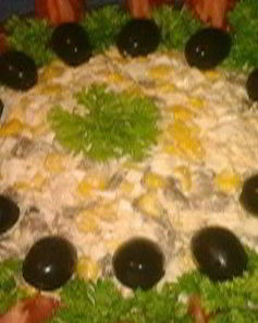 Салат с куриным филе Солнышко моe