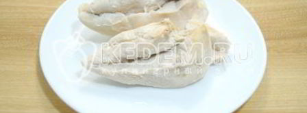 салат с курицей калейдоскоп. Шаг 3