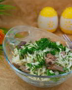 Салат с печенью