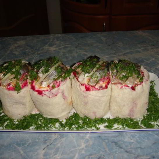 Рецепт салата с селедкой бочонки