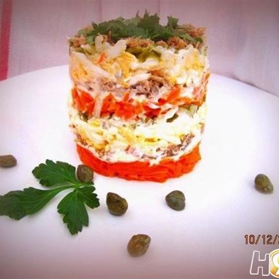 Рецепт салата с тунцом и сельдереем