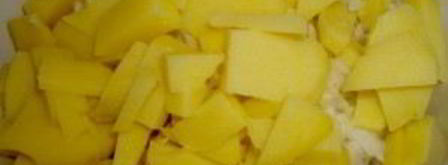 салат с ветчиной и овощами. Шаг 4