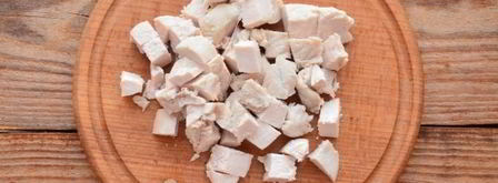 салат с яичными блинчиками и кукурузой. Шаг 3