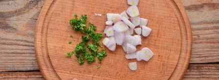 салат с яичными блинчиками и кукурузой. Шаг 6