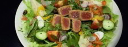 салат со свежим тунцом. Шаг 8