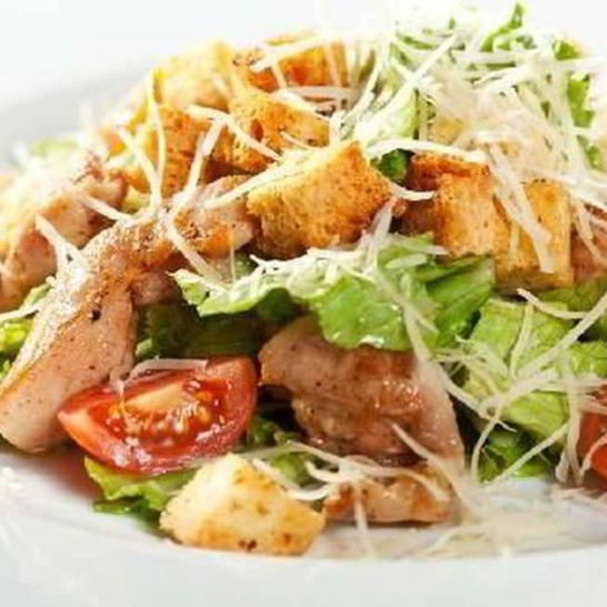 Рецепт салата цезарь с курицей