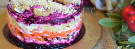 свекольный салат с изюмом. Шаг 12