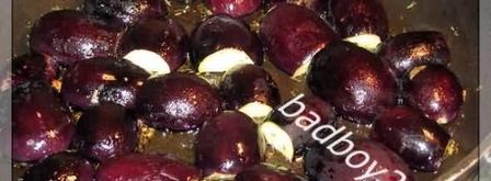 теплый салат баклажанный. Шаг 12