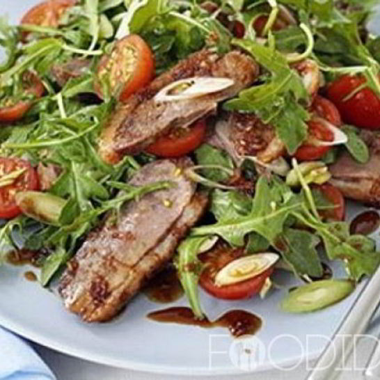 Рецепт восточного салата с уткой